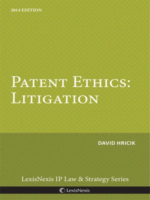 cover image of Patent Ethics